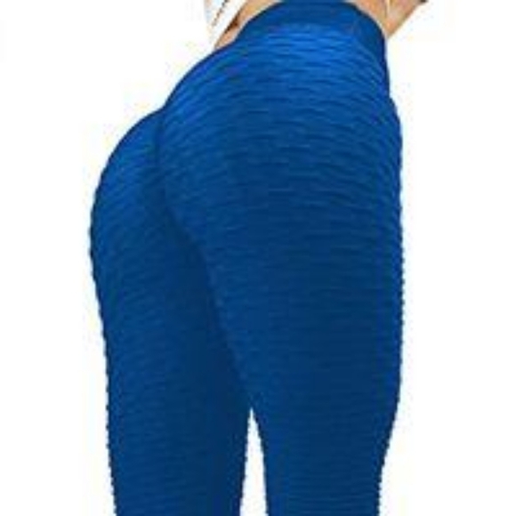 TRÏBE Textured Full Length Workout Leggings Size Small - Picture 3 of 4